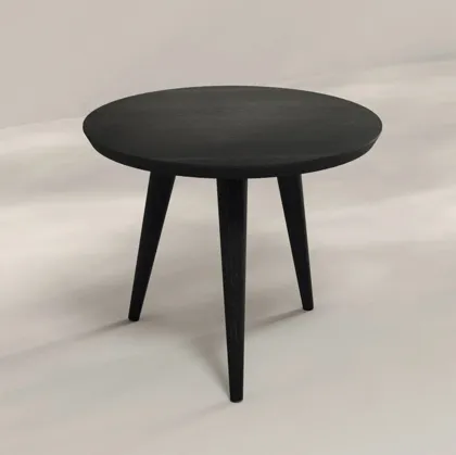 Tavolino rotondo in legno Tobia di Fratelli Mirandola