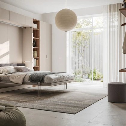 Armadio con letto a scomparsa Sensai Wardrobe 51 di Orme