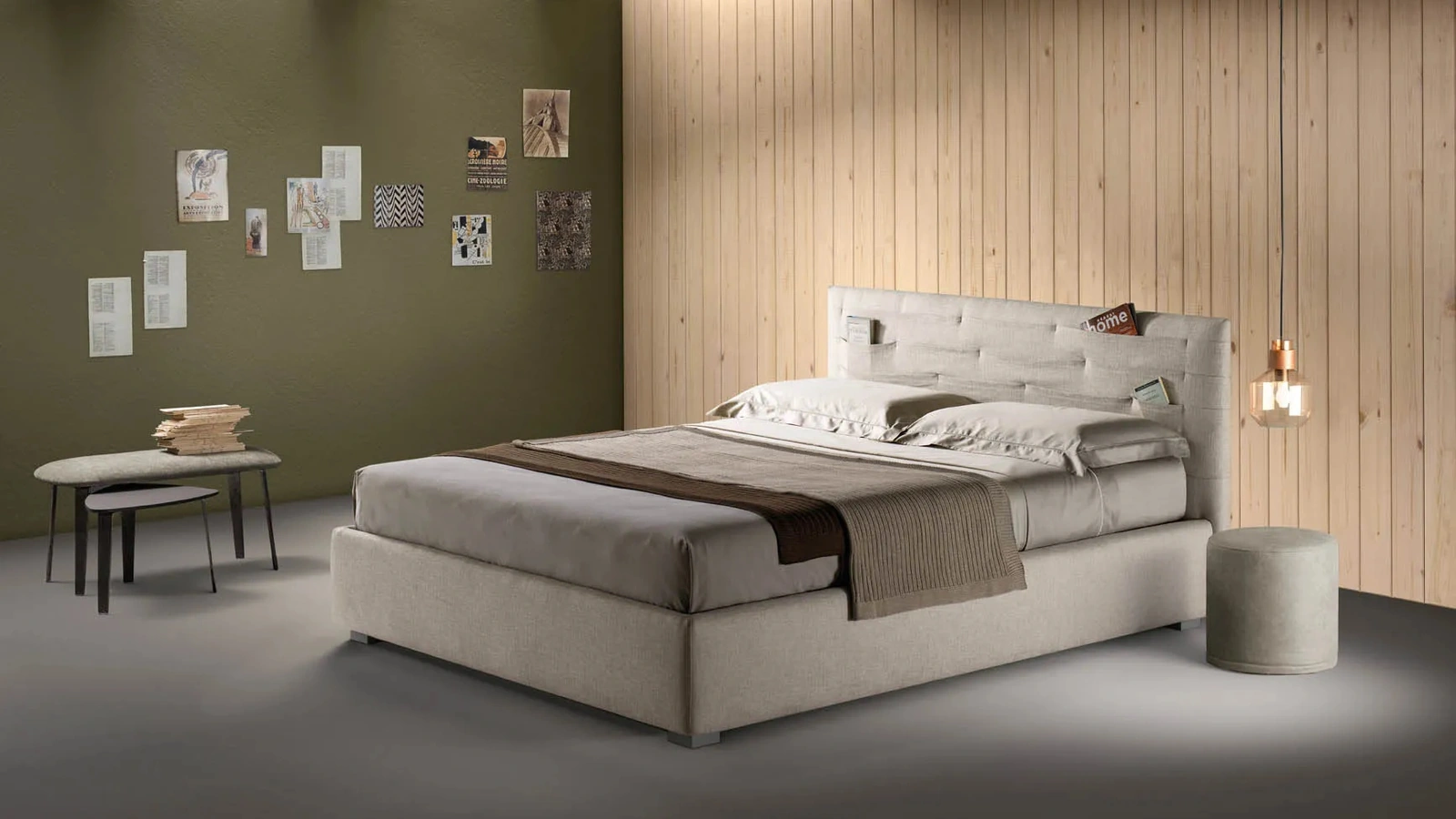 Letto imbottito Pocket di Bside