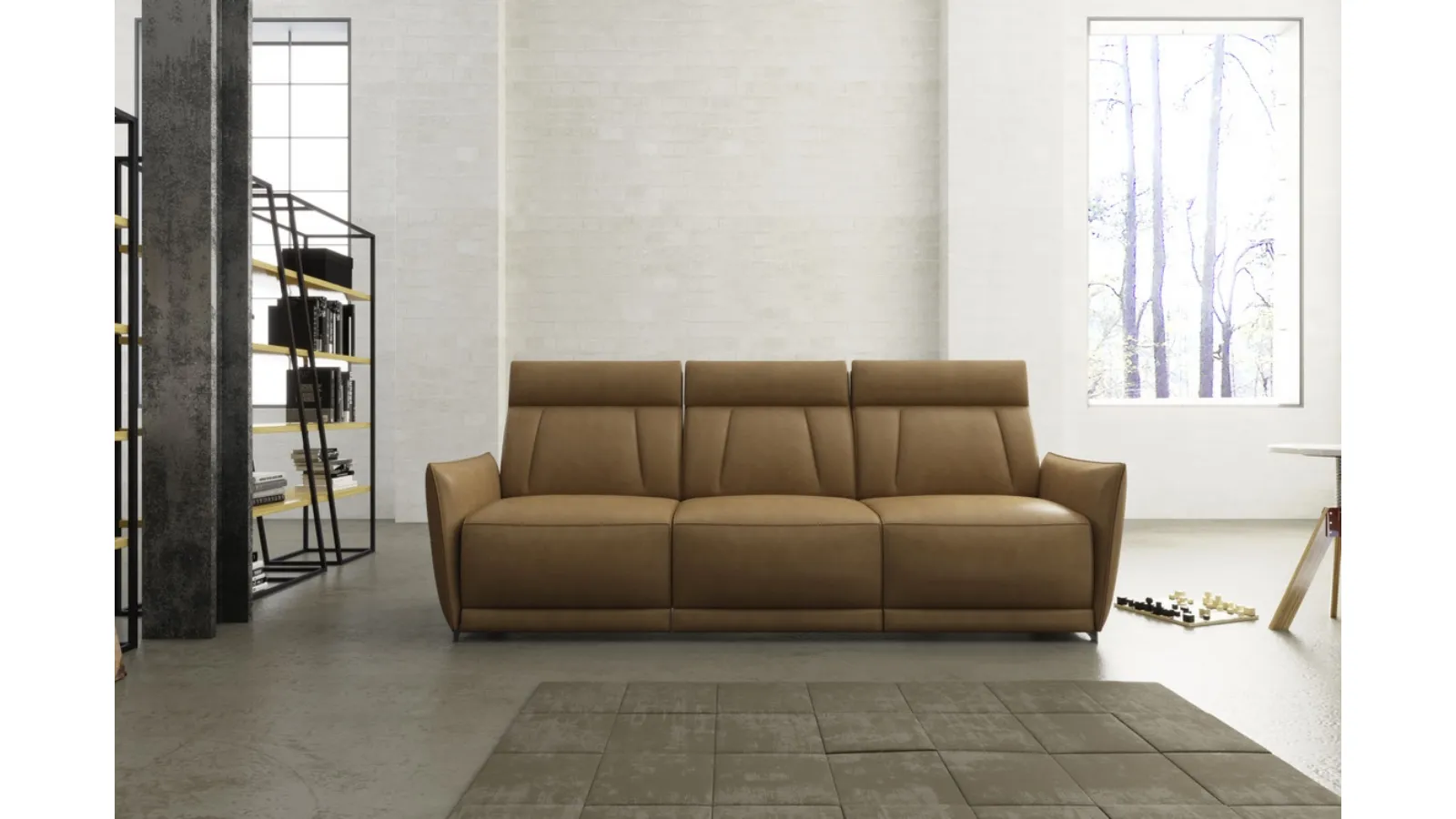 Divano lineare Beach di Polyformitalia 
