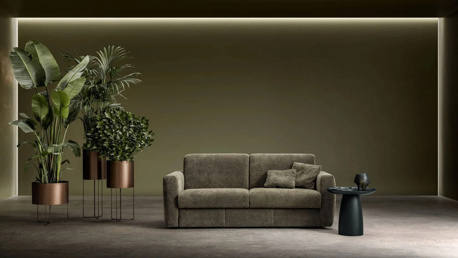 Divano Letto lineare Hill di Samoa