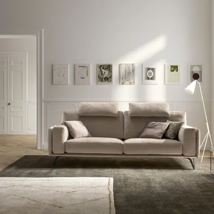 Divano moderno in tessuto Living Bright di Samoa