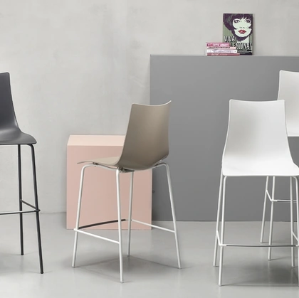 Sgabello Zebra Tecnopolimero di Scab Design