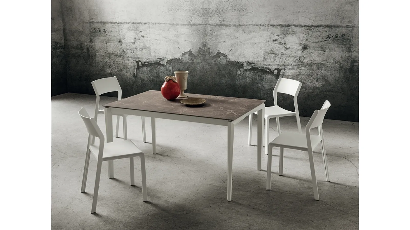 Tavolo da cucina con struttura in legno Bill di La Primavera