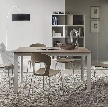 Tavolo allungabile con piano in laminato Mario di La Primavera