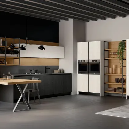 Cucina Moderna Asia 02 lineare Arredo3